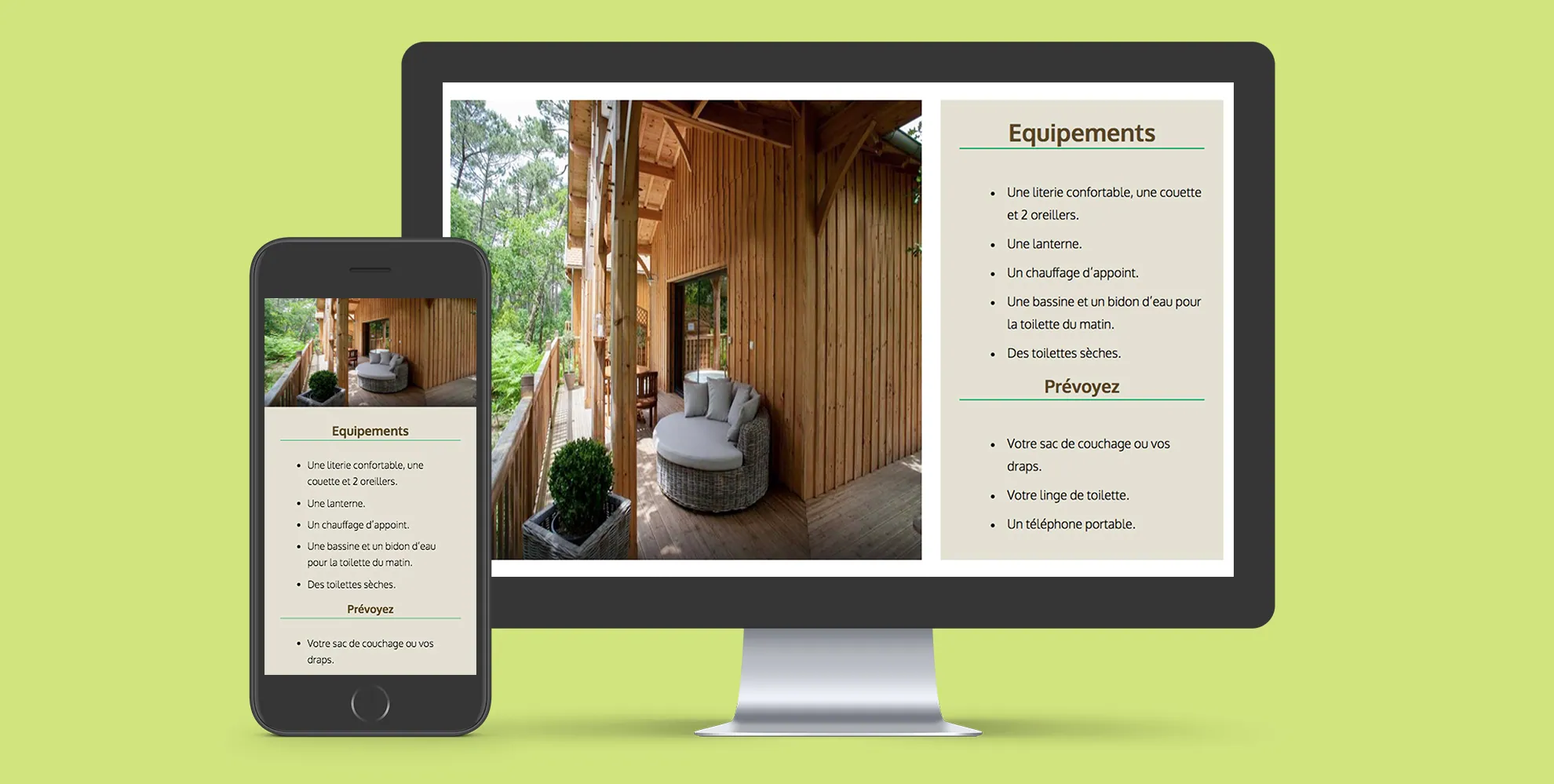 site les cabanes