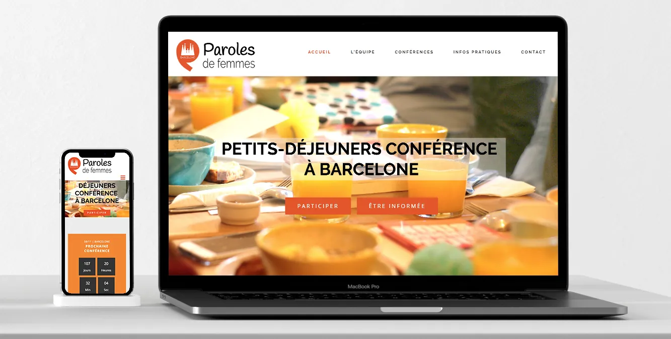 site Paroles de Femmes Barcelone