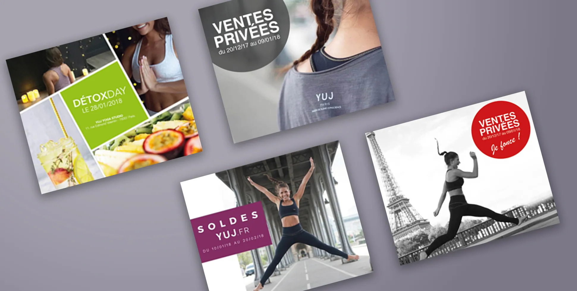 Visuels com' réseaux sociaux Yuj